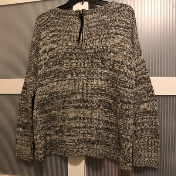 Vero Moda Grey Knit Scoop Neck Sweater Medium - Picture 2 of 8